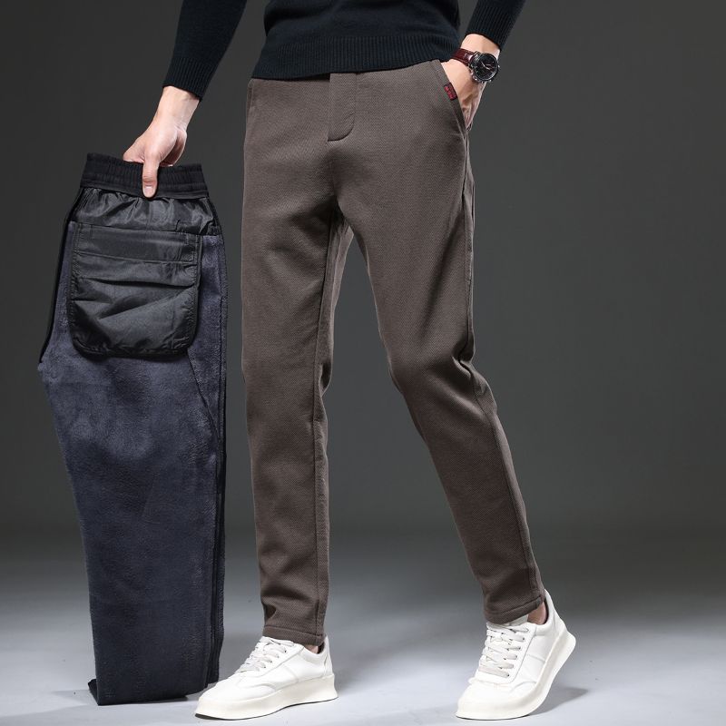 Men'S Fashion Jeans And Boots - Celana Fleece Hangat 2026 untuk Musim