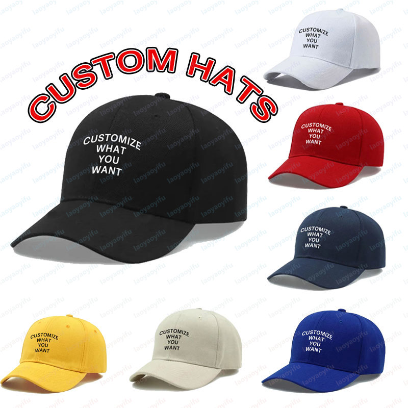 Men'S Fashion With Hat - Topi Bisbol Logo Cetak Kustom Fashion,