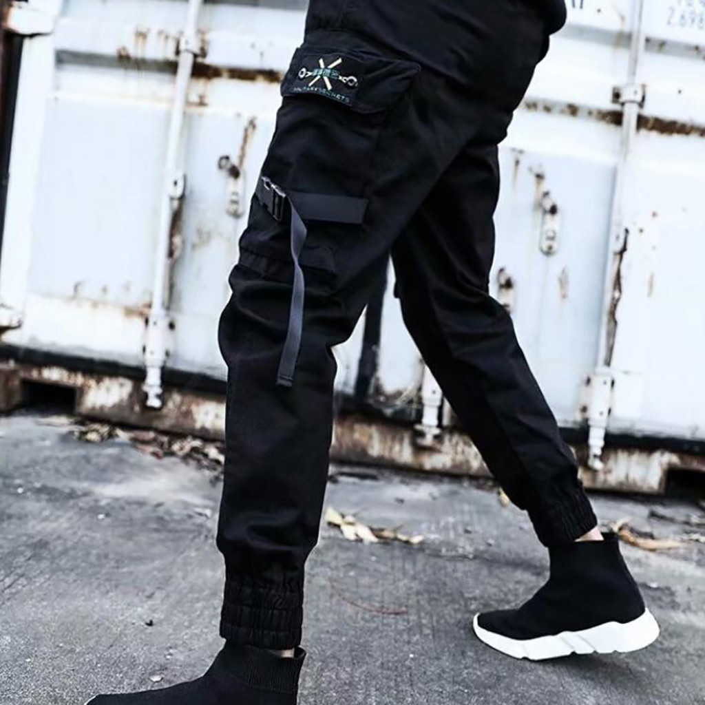 Cargo Jogger Pants - Celana Cargo Longgar Pria Streetwear Trendi