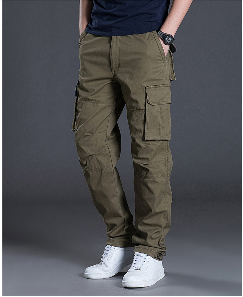 Cargo Jogger Pants - Celana Kargo Baru Pria Longgar Lurus