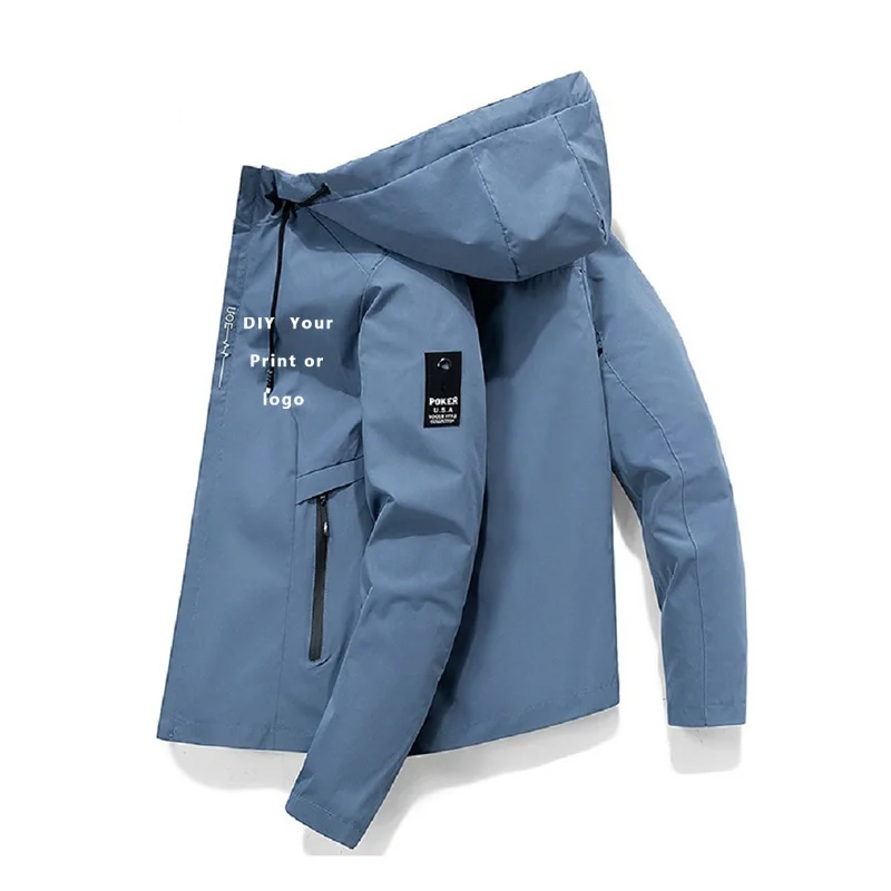 Mens Fashion Style Images - 2024 jaket bertudung mode baru cetakan