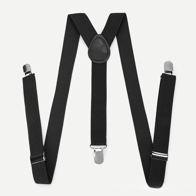 Suspenders Clip Men - Penyangga Celana Pria Elastis Tinggi yang