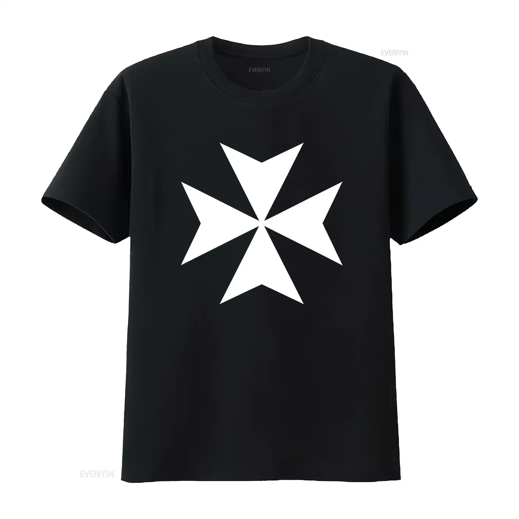 Military Shirt Men - Kaos Salib Malta, Militer Malta, Bendera