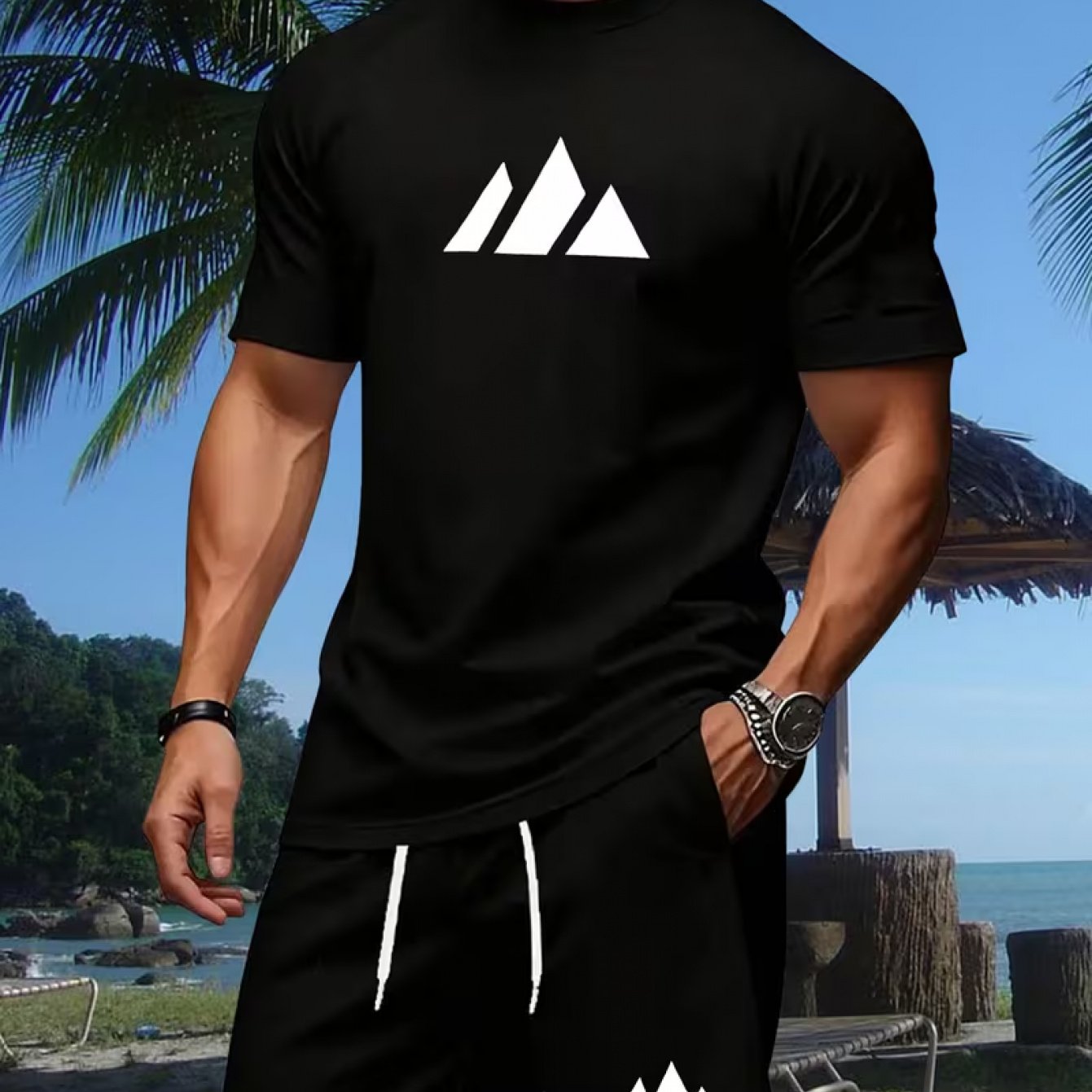 Mens Fashion Streetwear - Kaos Polos Bermotif Kasual Fashion Kaos