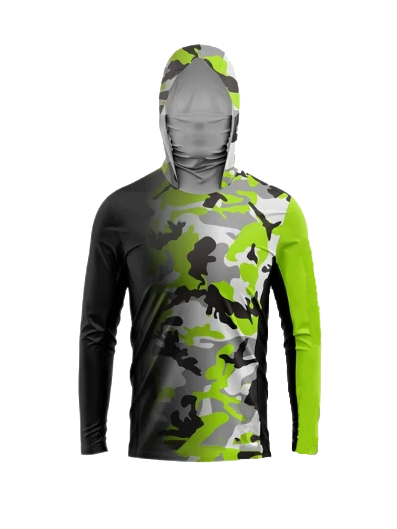 Military Shirt Men - Kaos Lengan Panjang Berkerudung untuk Nelayan,