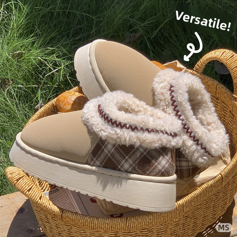 Men'S Fashion Houses - Sandal Rumah Berbulu Tebal 2026 untuk