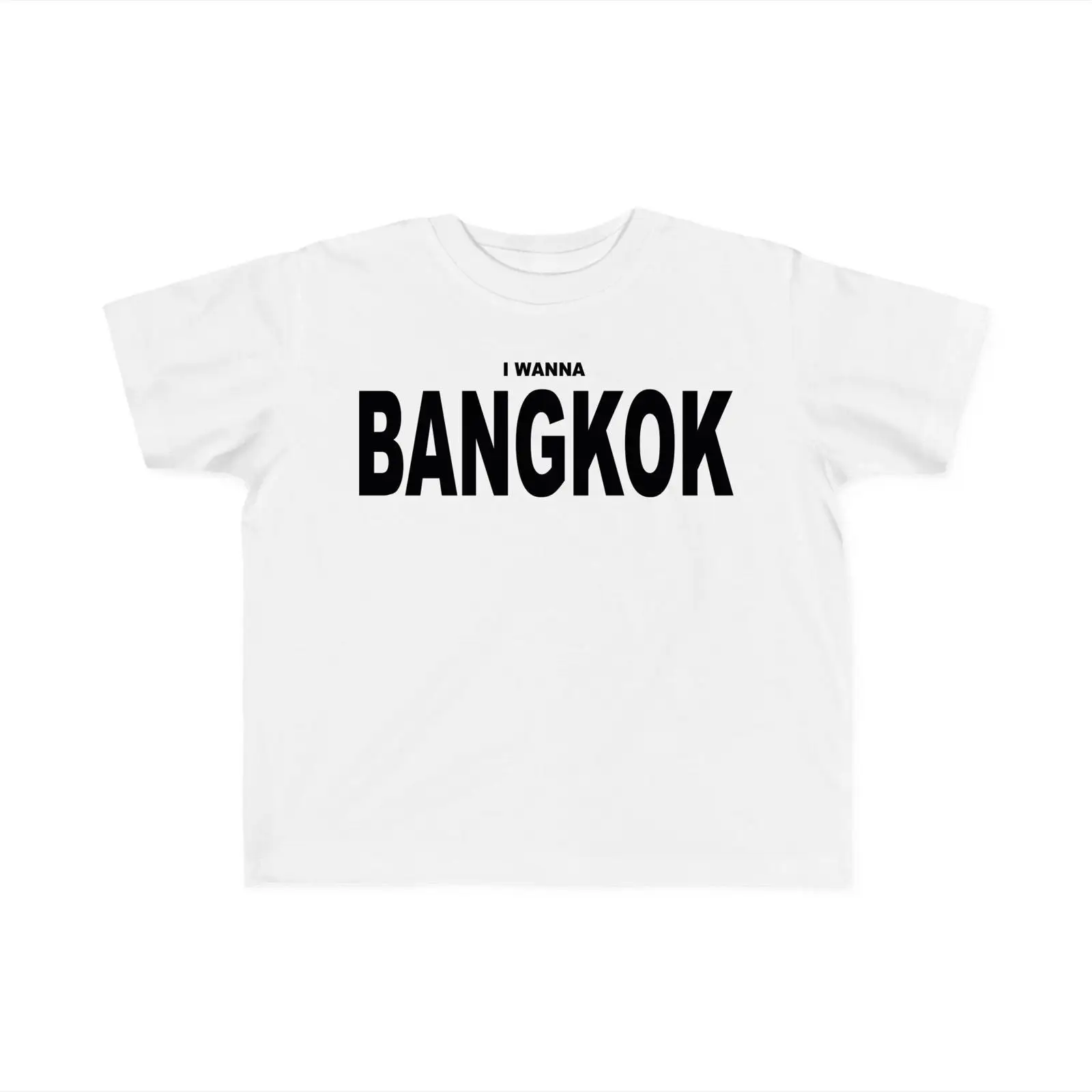 Mens Fashion Bangkok - Kaos I Wanna Bangkok Baby vintage