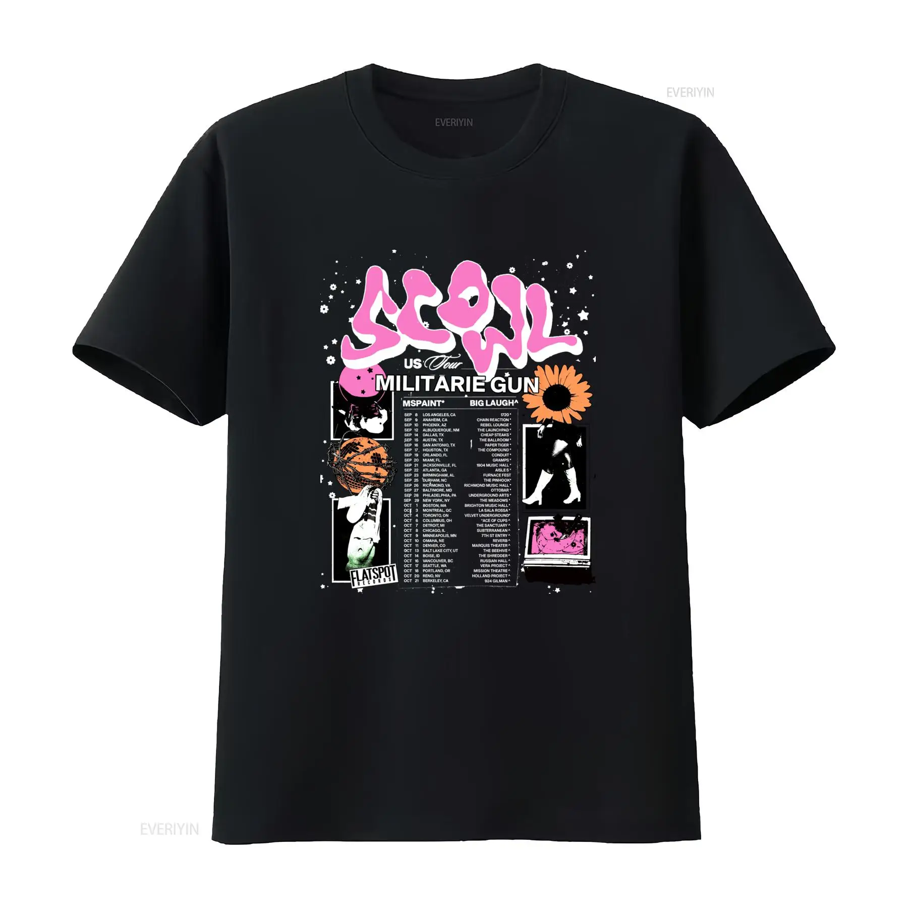 Military Shirt Men - Kaos Dewasa Scowl and Militarie Gun