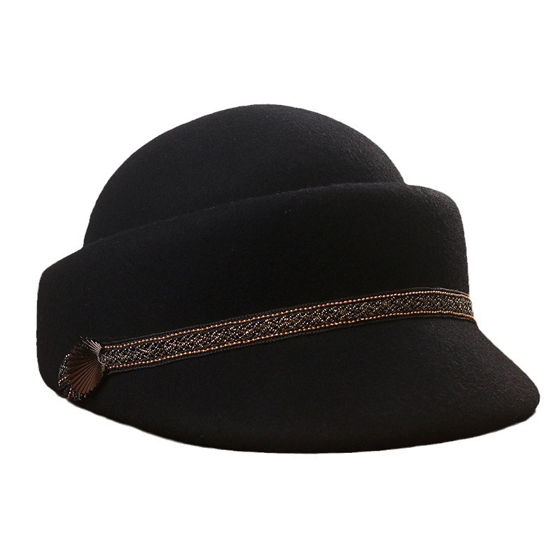 Men'S Fashion With Hat - Topi Baret Hitam Wanita Pria Model