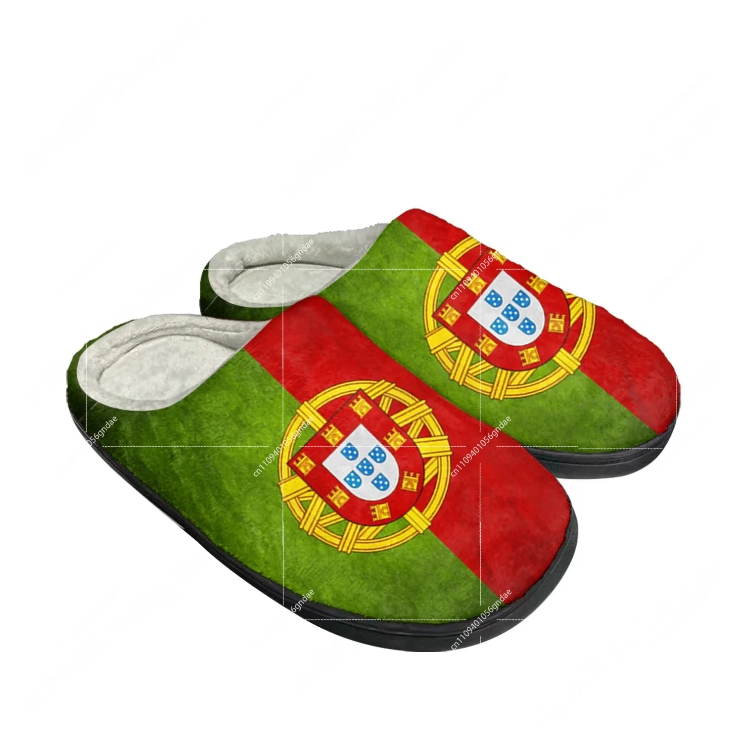 Men'S Fashion Course - Sandal Rumah Katun Kustom Bendera Portugal,