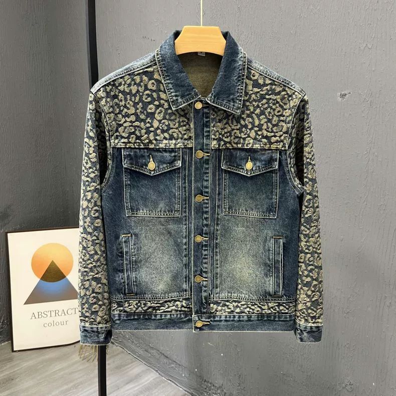 Men Fashion Korean Style - Jaket Denim Keren Trendi Pria Baru