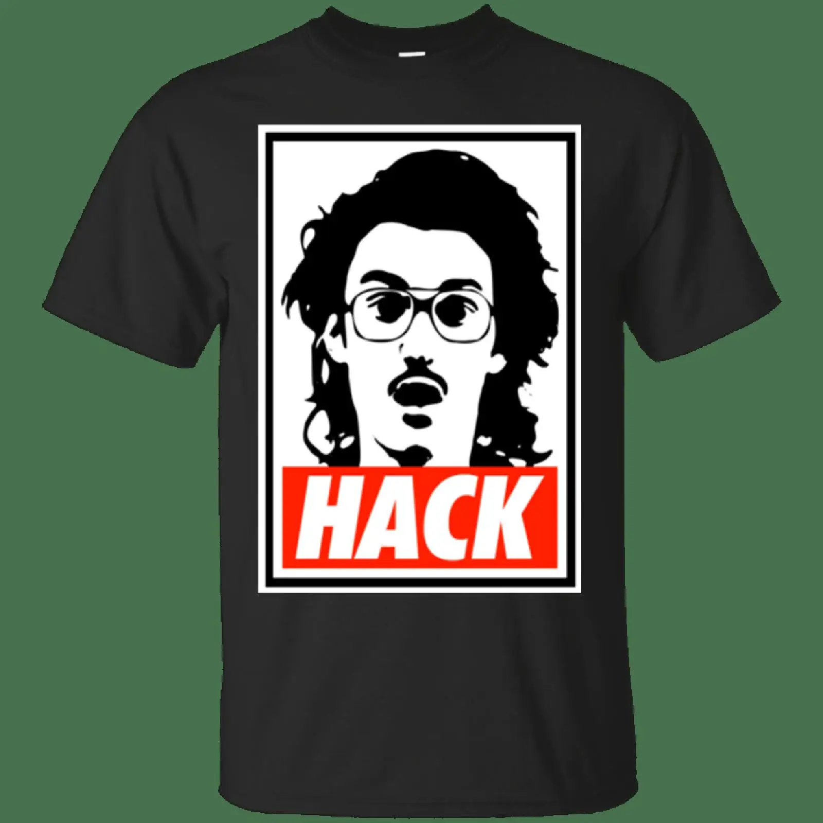 Mens Fashion Hacks - Kaos Hitam Ukuran Kecil Hack Vintage