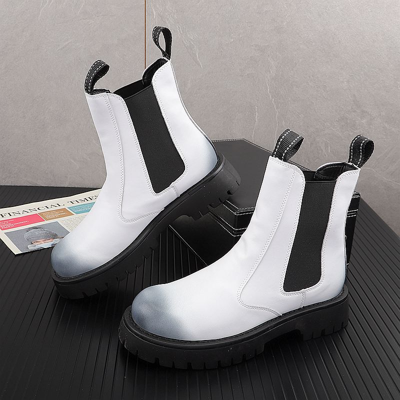 Men'S Fashion Looks - Sepatu Bot Kulit Asli Pria Mewah,