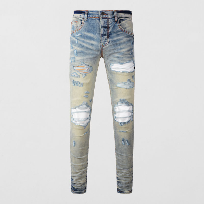 Men'S Fashion Light Jacket - Jeans Pria Biru Muda Baru Fashion