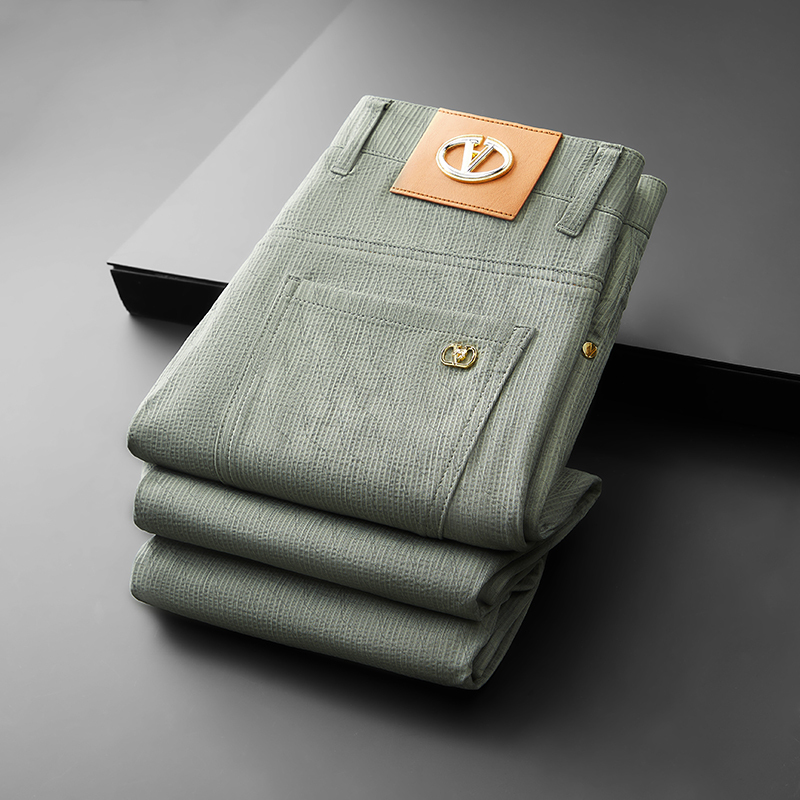 Formal Trouser Stretch - Celana Pria Musim Panas Bahan Sutra