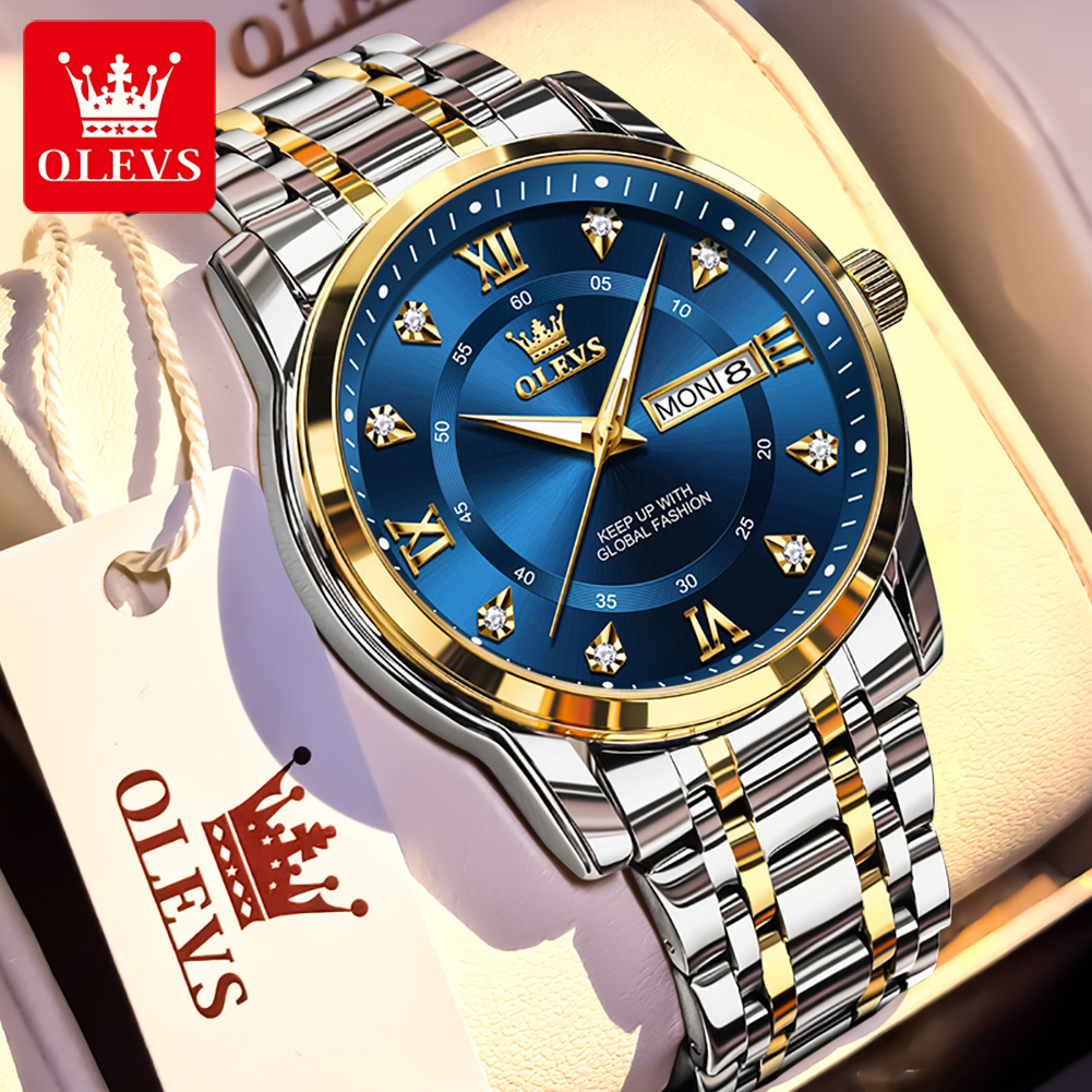 Men'S Fashion Looks - OLEVS Jam Tangan Pria Modis Bermerek