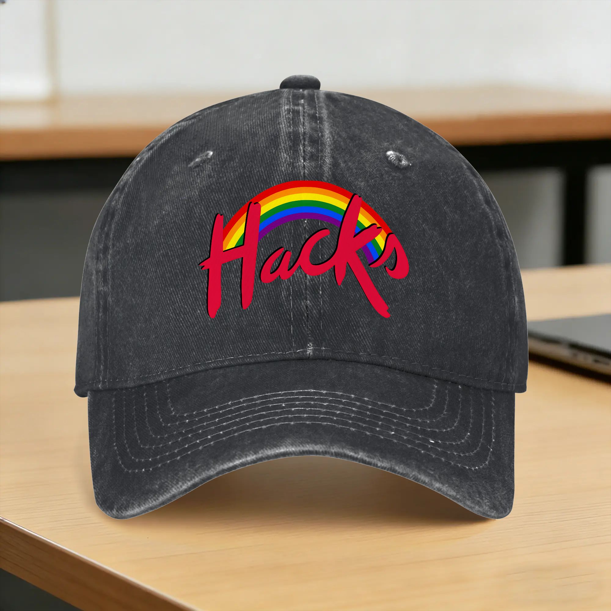 Mens Fashion Hacks - Topi Bisbol Pelangi Summer Hacks Pride,