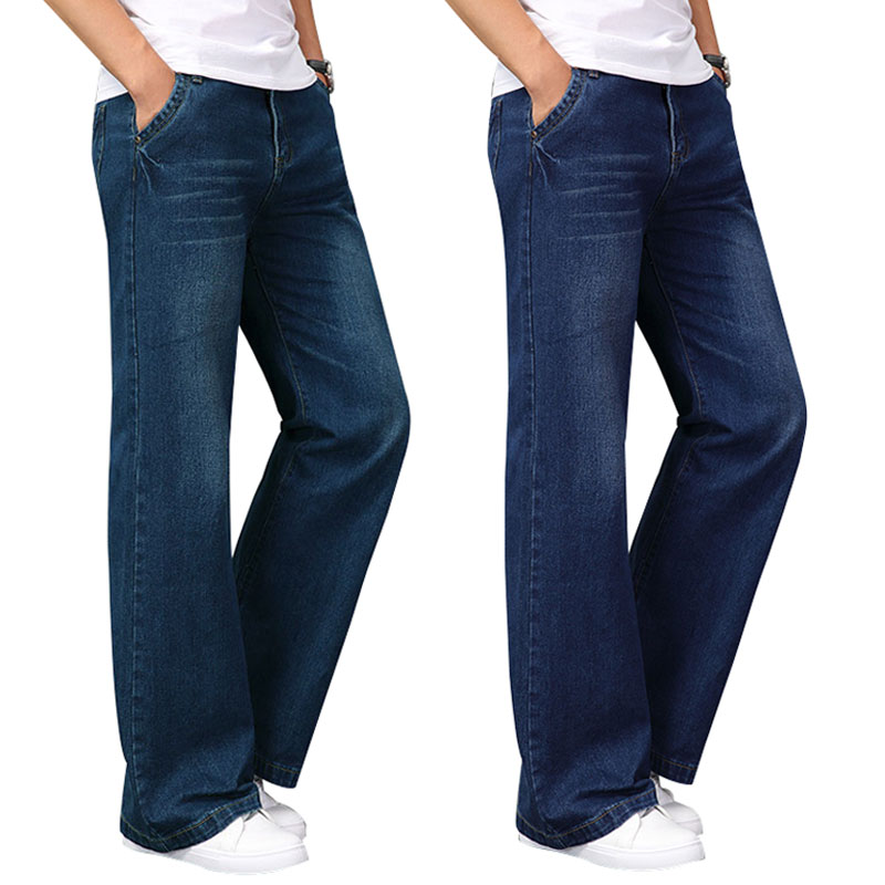 Men'S Fashion Jeans And Boots - Jeans Berkobar Besar Musim Semi Celana
