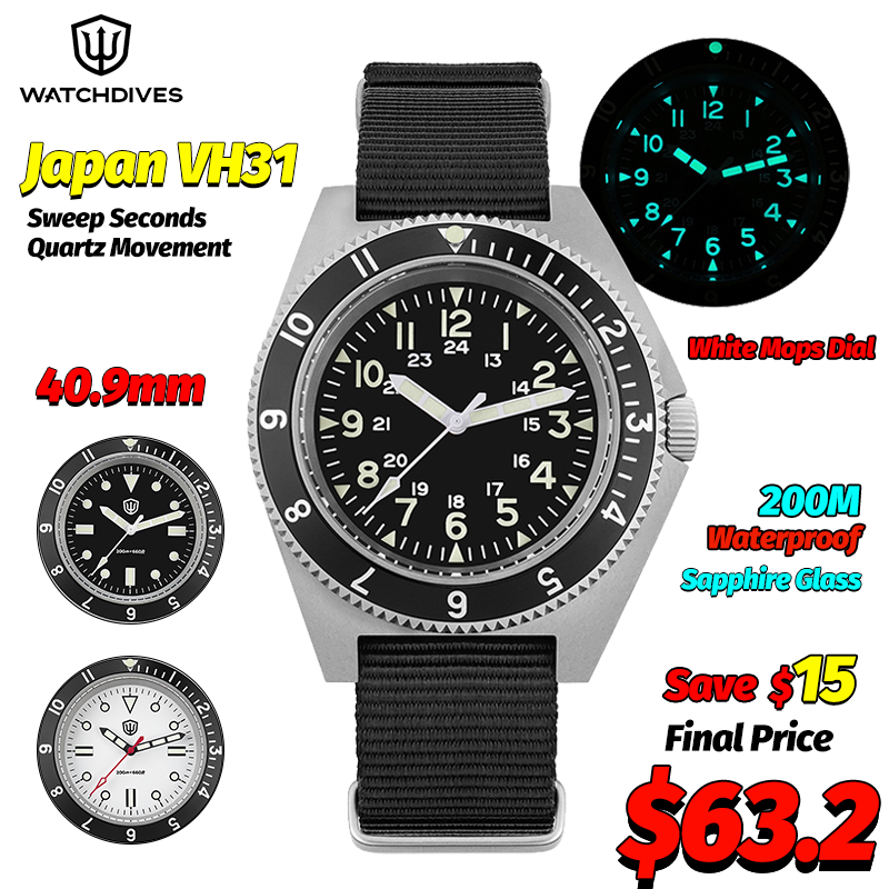 Men'S Fashion Box - Watchdives WD1972 Jam Tangan Kuarsa Jam