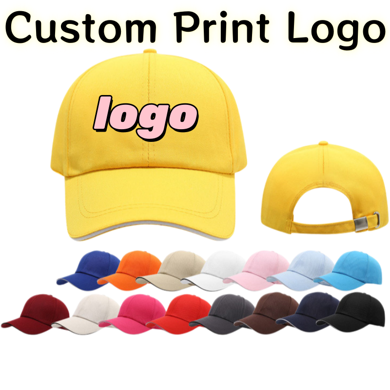 Men'S Fashion With Hat - Topi Baseball Enam Panel Berbahan Katun