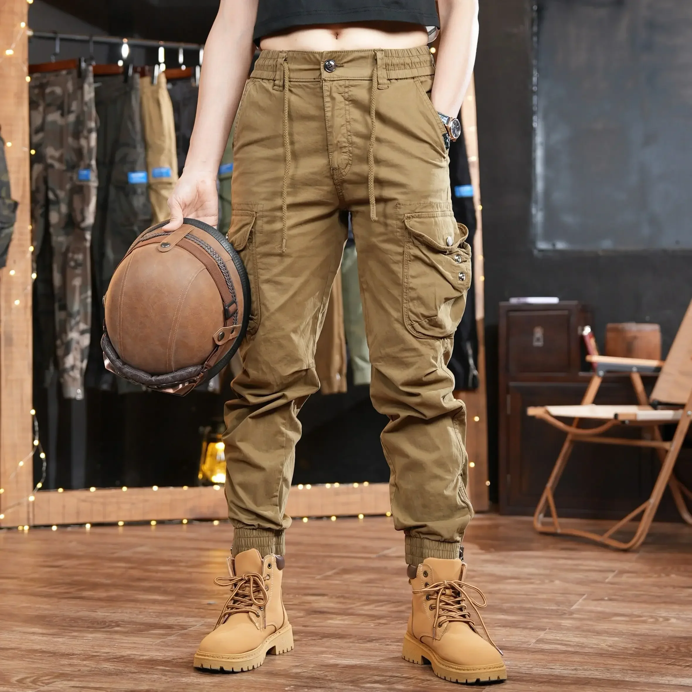 Cargo Jogger Pants - Celana panjang kargo pria, celana panjang