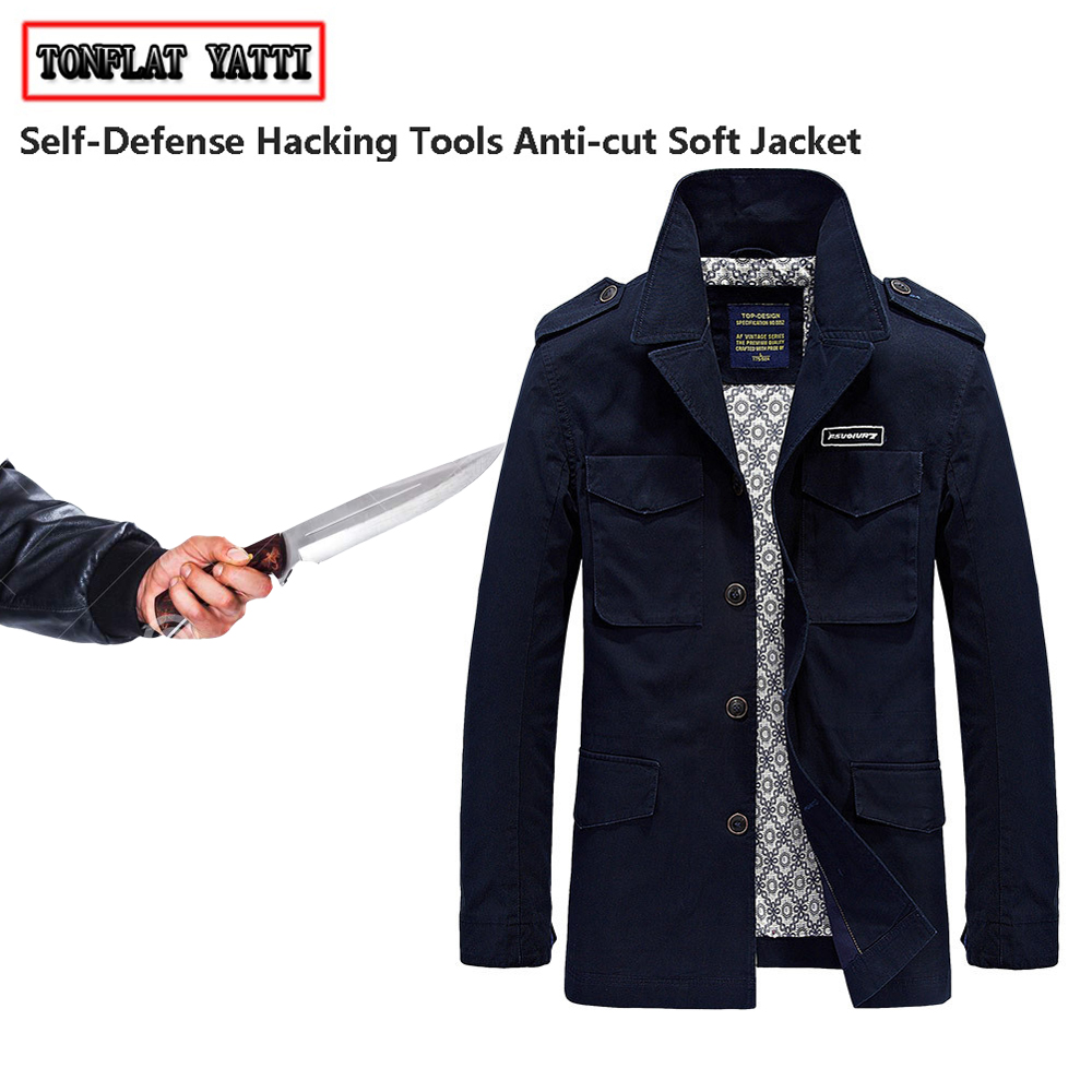 Mens Fashion Hacks - Jaket pria Anti potong, pakaian keselamatan