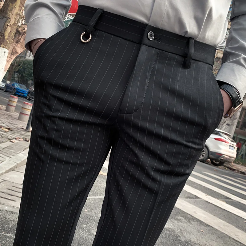 Formal Trouser Stretch - Pria Setelan Celana Gaun Celana Baru