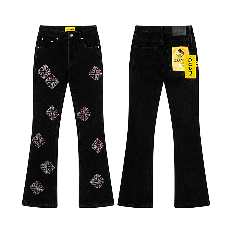 Celana Jeans GUAPI Slim-fit St - Men'S Fashion Jeans And Boots ulasan dan harga