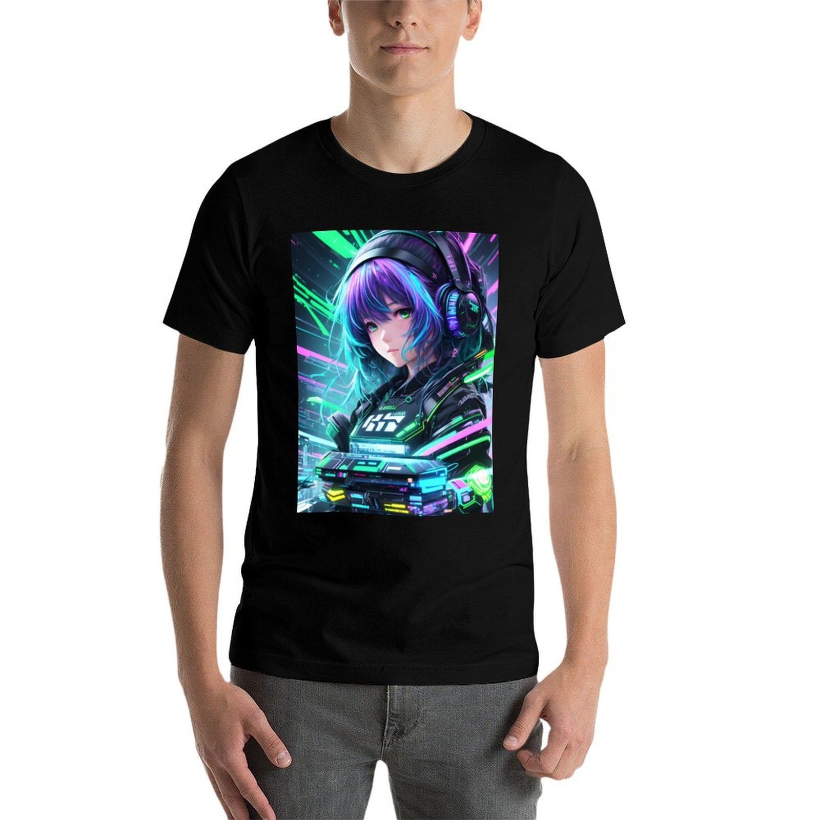 Hacker Girl - Kaus Cyberpunk H - Mens Fashion Hacks ulasan dan harga