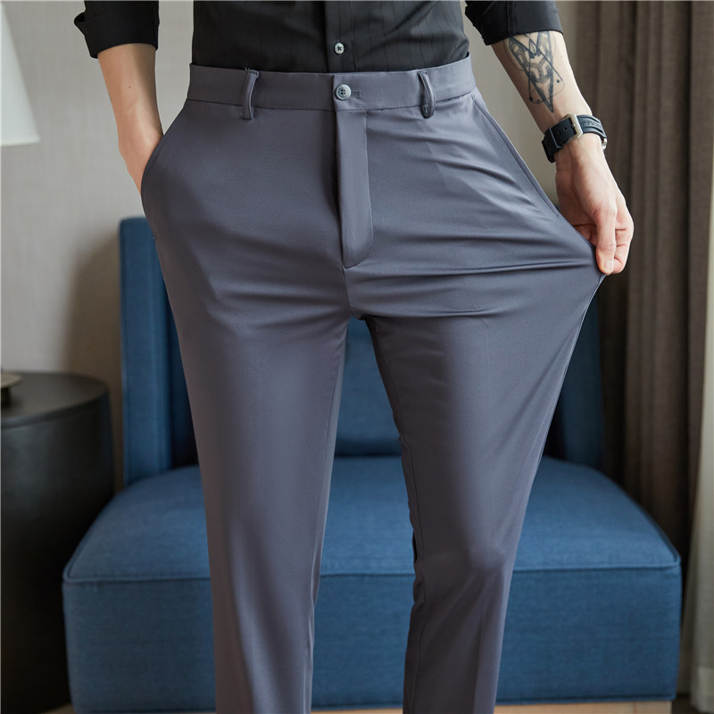 Celana Formal Pria Bahan Stret - Formal Trouser Stretch ulasan dan harga
