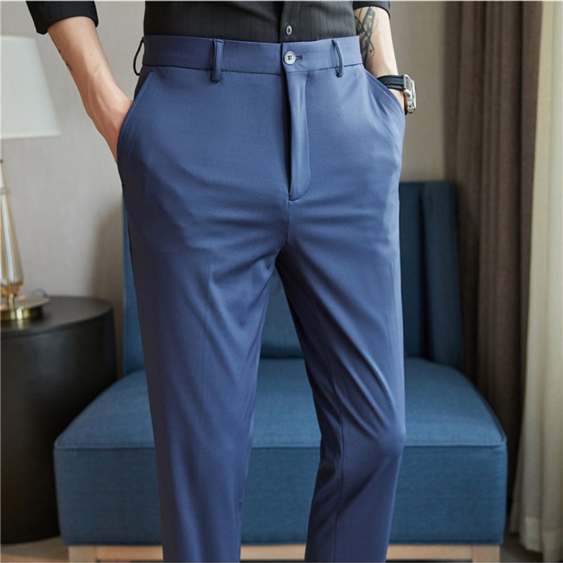 Celana Formal Pria Bahan Stret - Formal Trouser Stretch ulasan dan harga