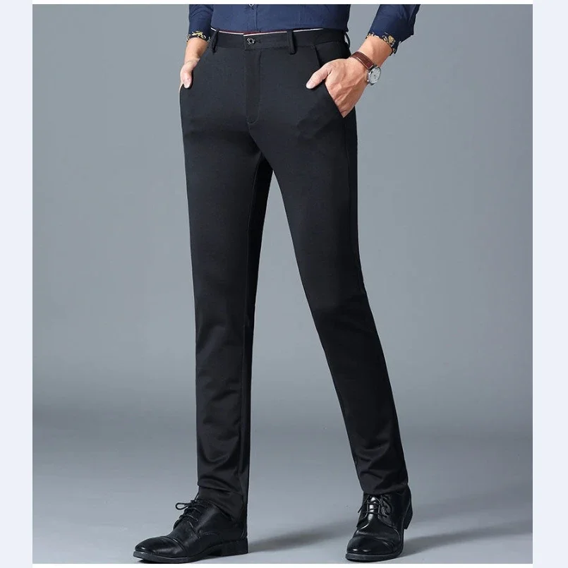 Celana Jas Kasual untuk Pria C - Formal Trouser Stretch ulasan dan harga