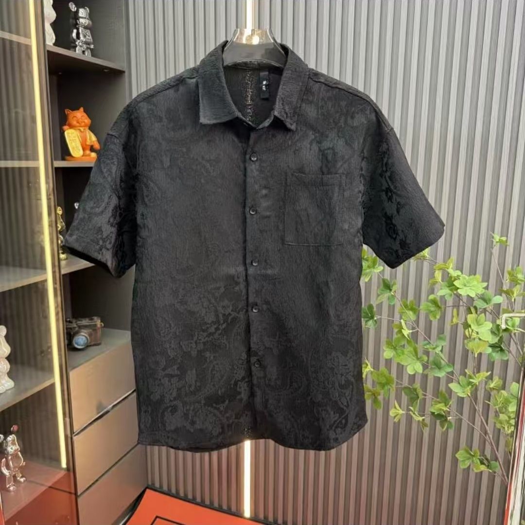 Kemeja Lengan Pendek Gaya Cina - Men'S Fashion Light Jacket ulasan dan harga