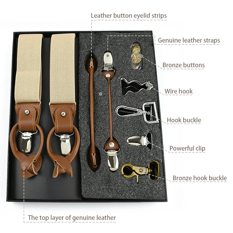 Deeweel Suspender mewah untuk  - Suspenders Clip Men ulasan dan harga