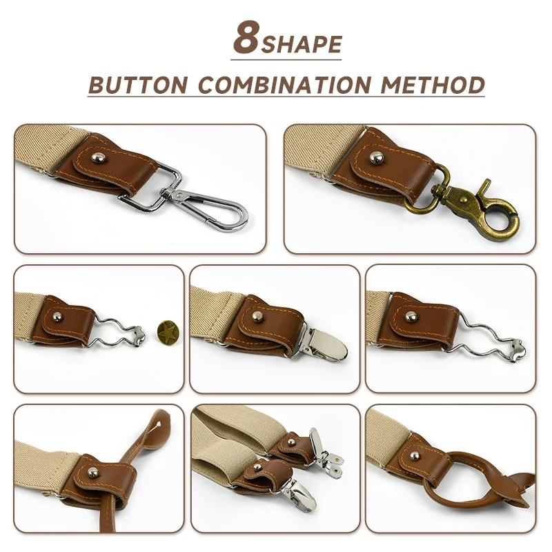 Deeweel Suspender mewah untuk  - Suspenders Clip Men ulasan dan harga