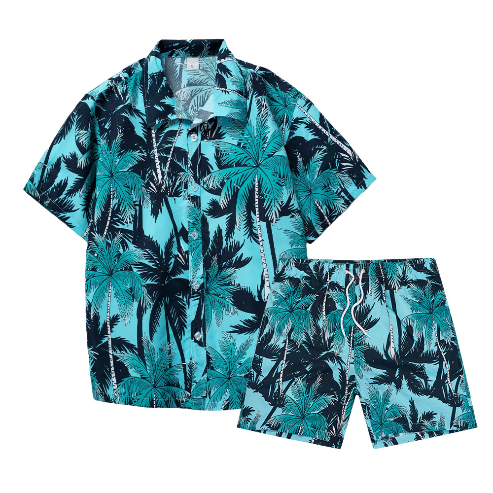 Setelan Kemeja Pria Motif Poho - Mens Fashion Streetwear ulasan dan harga