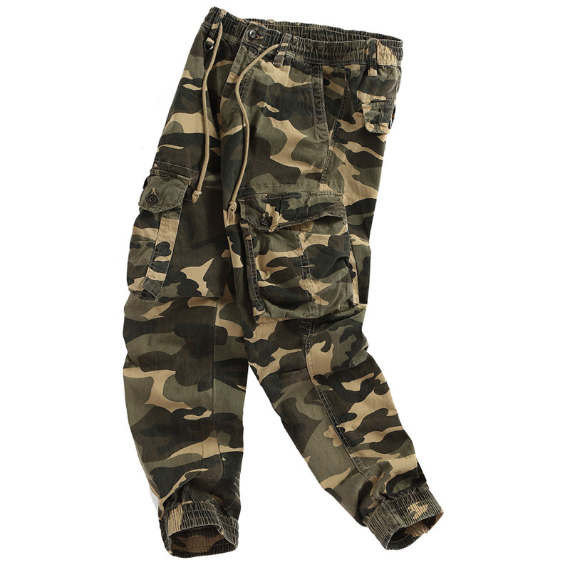 Celana Kargo Kamuflase Kasual  - Cargo Jogger Pants ulasan dan harga