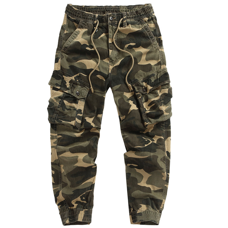 Celana Kargo Kamuflase Kasual  - Cargo Jogger Pants ulasan dan harga