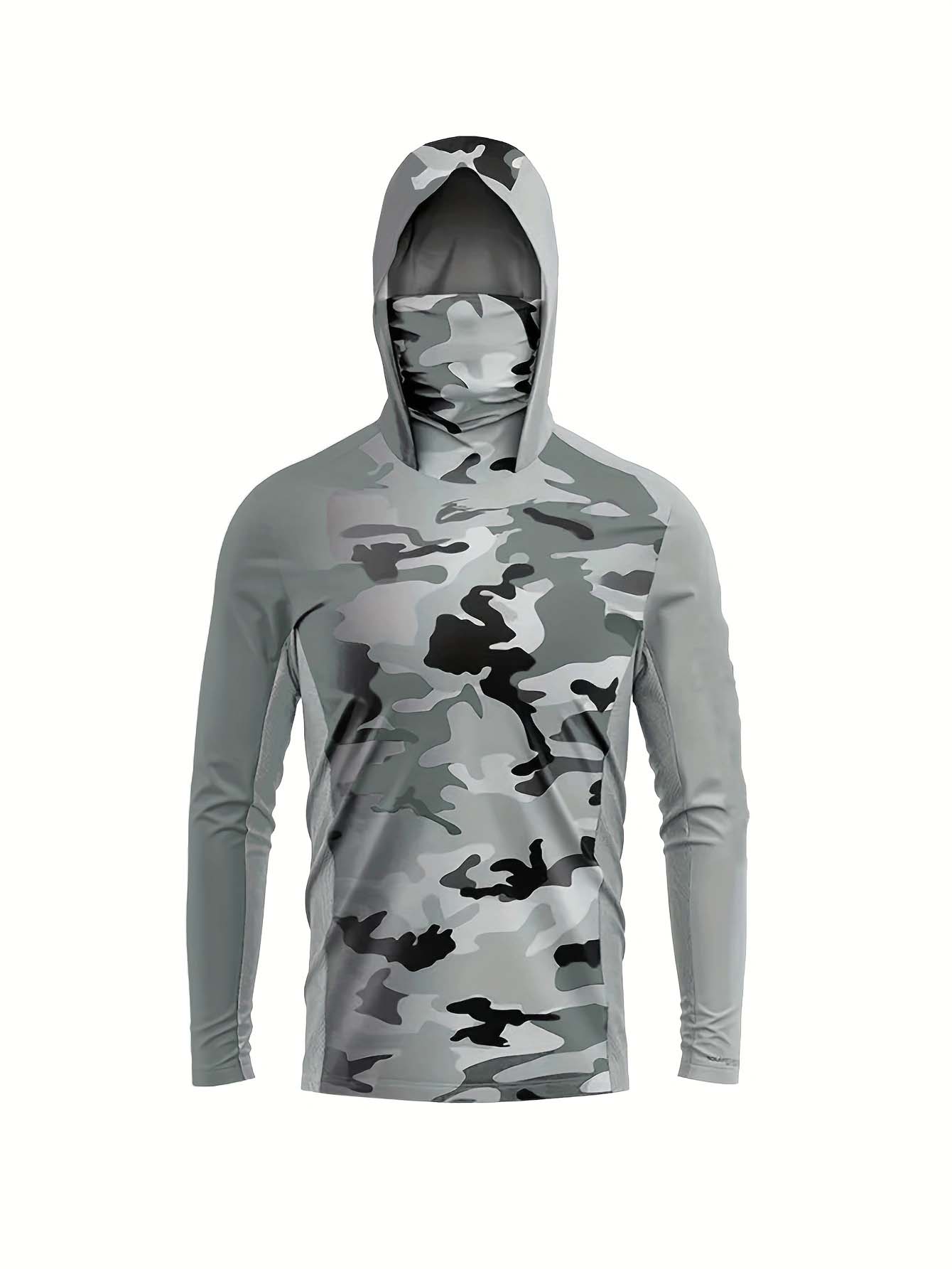 Kaos Lengan Panjang Berkerudun - Military Shirt Men ulasan dan harga