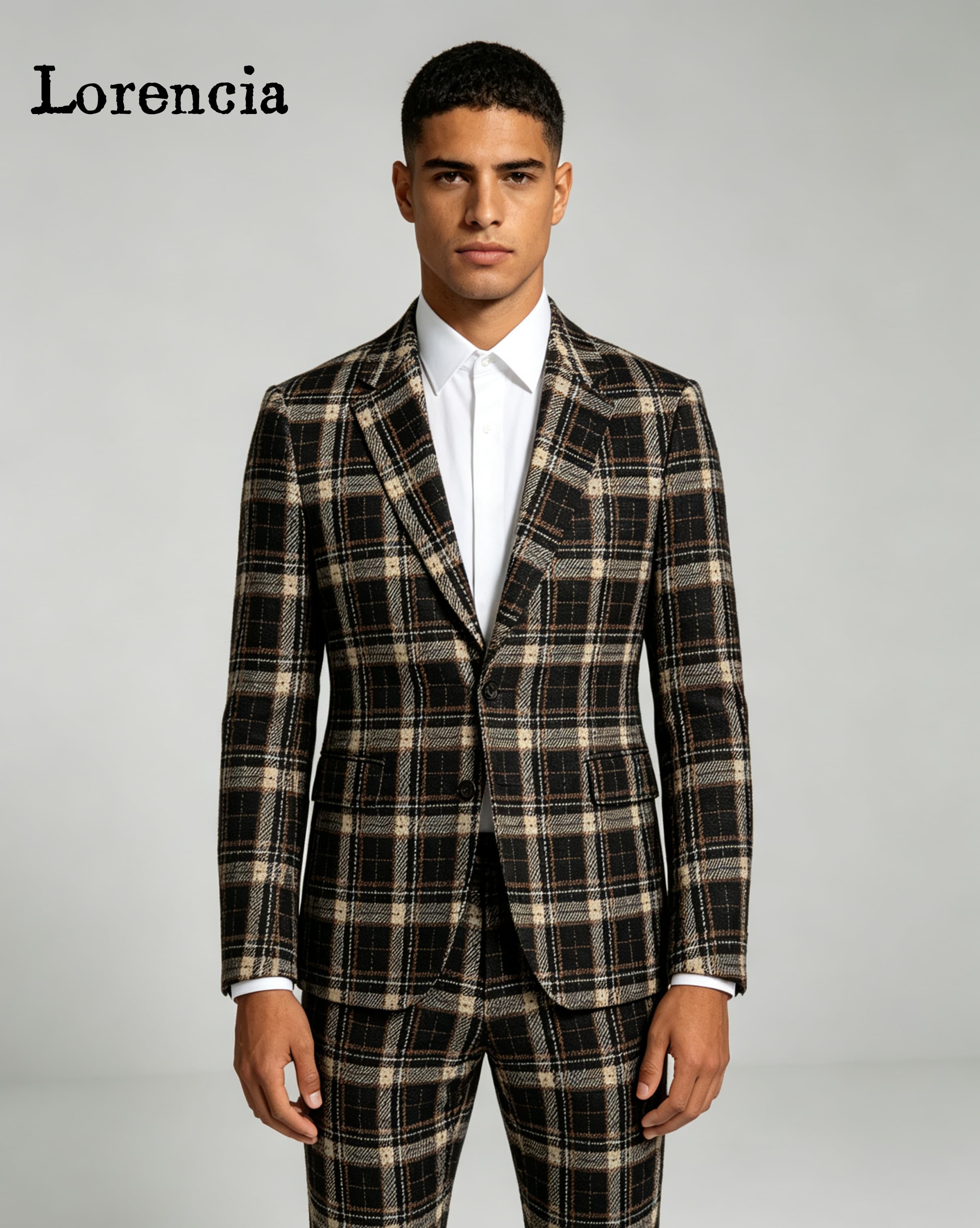 Jas Pria Motif Kotak-kotak, Ke - Mens Fashion Trajes ulasan dan harga