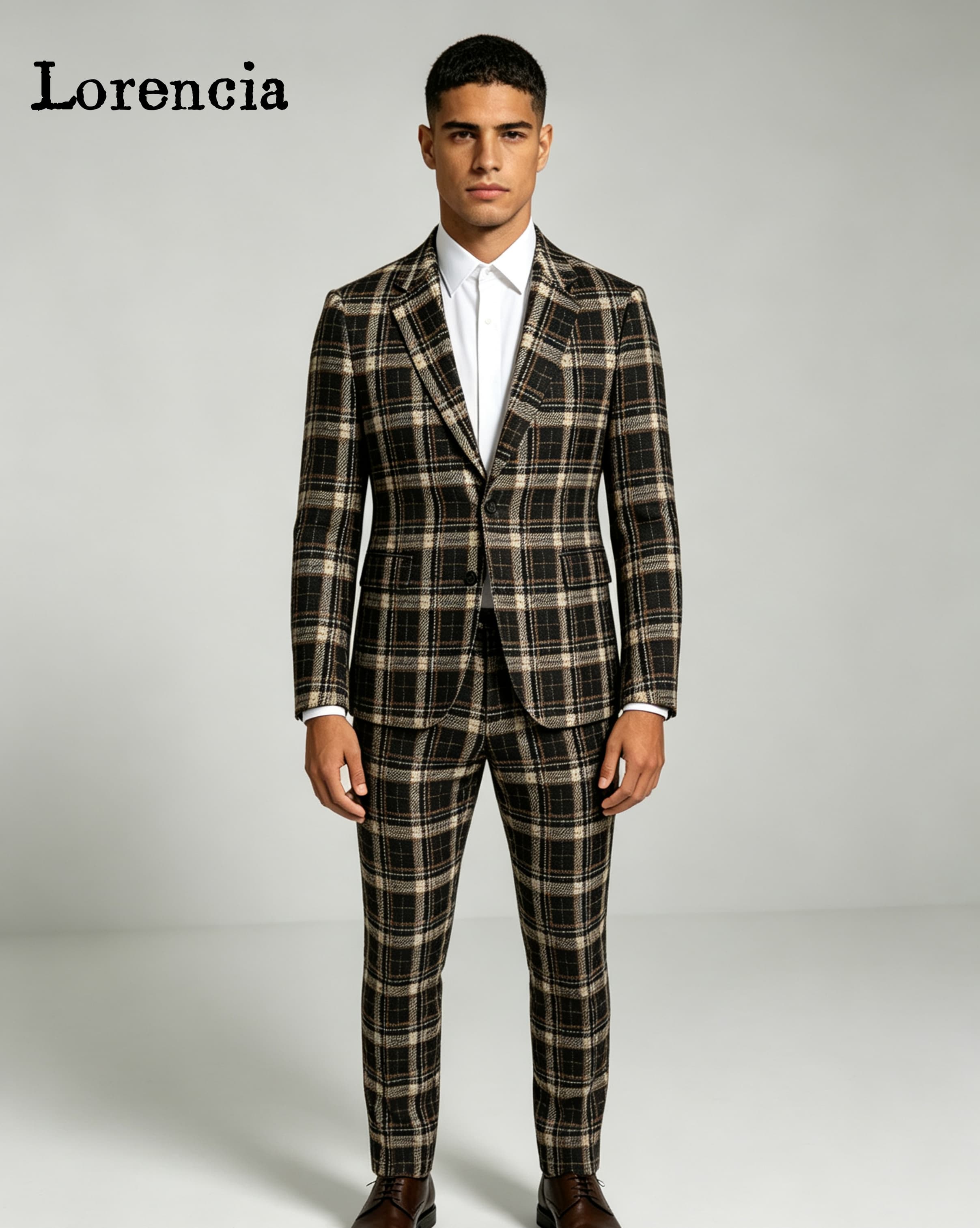 Jas Pria Motif Kotak-kotak, Ke - Mens Fashion Trajes ulasan dan harga