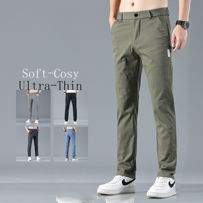 Celana Tipis Melar Musim Panas - Formal Trouser Stretch ulasan dan harga