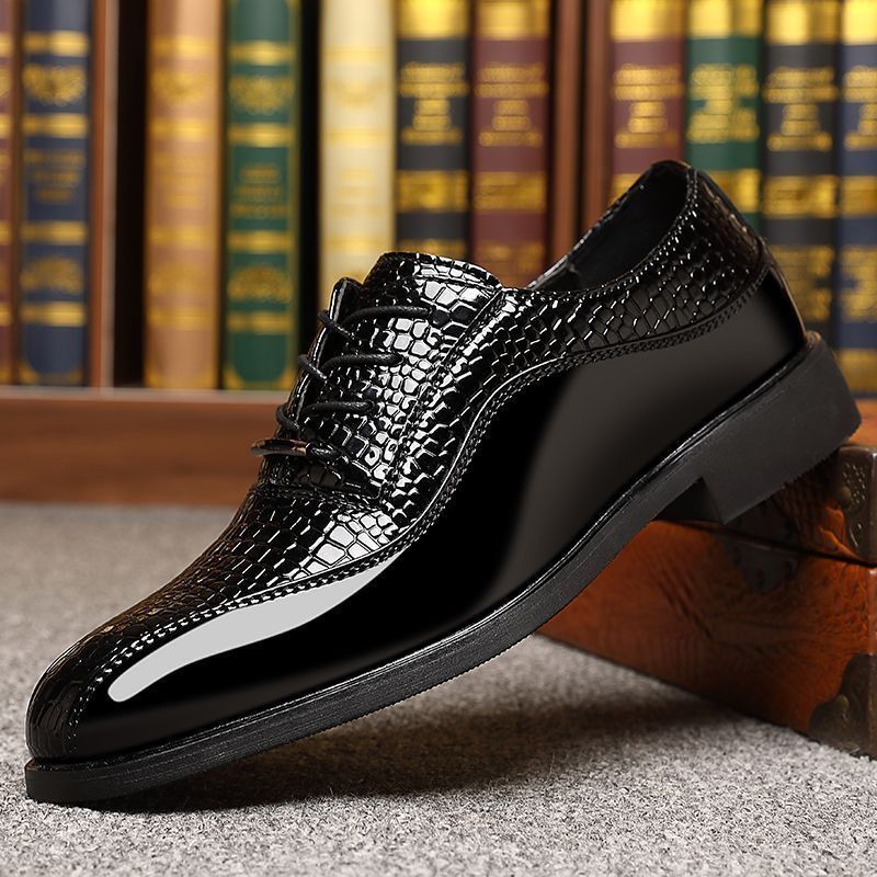 Sepatu Pria Kulit Paten Mengki - Men Fashion Korean Style ulasan dan harga