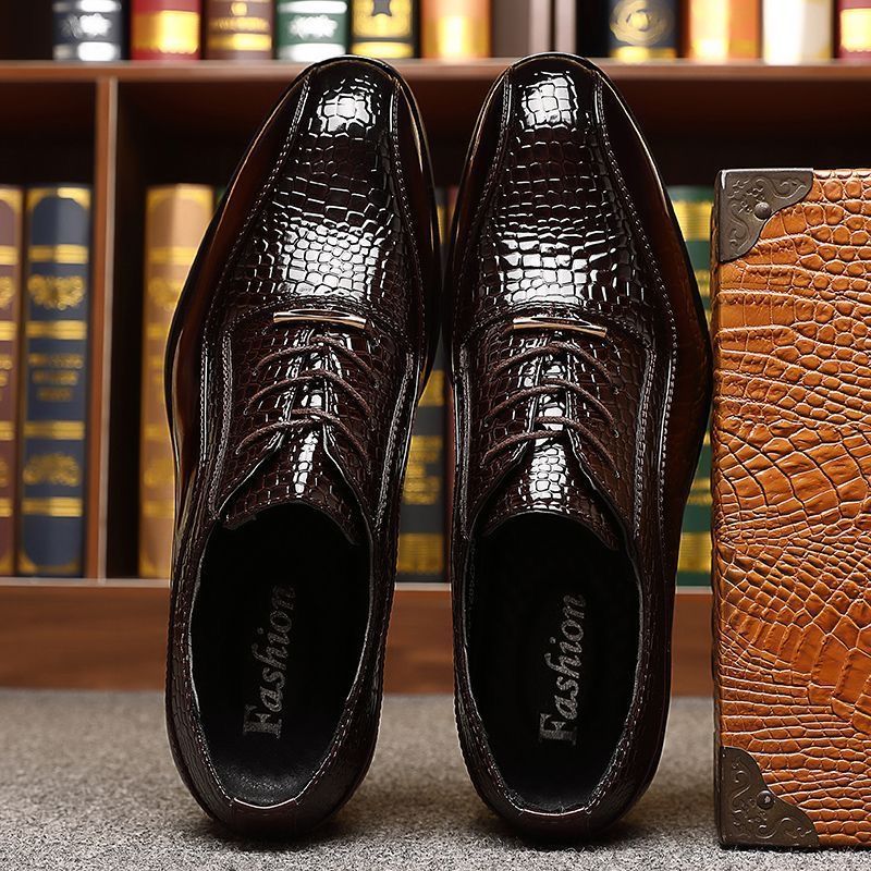 Sepatu Pria Kulit Paten Mengki - Men Fashion Korean Style ulasan dan harga