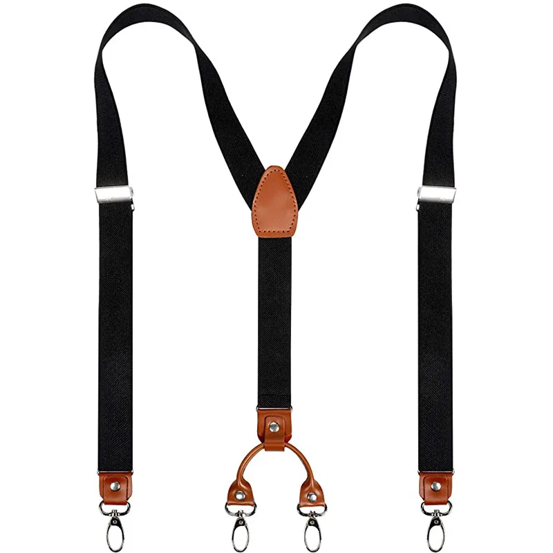 Penjepit Celana 2.5cm 4 Klip u - Suspenders Clip Men ulasan dan harga