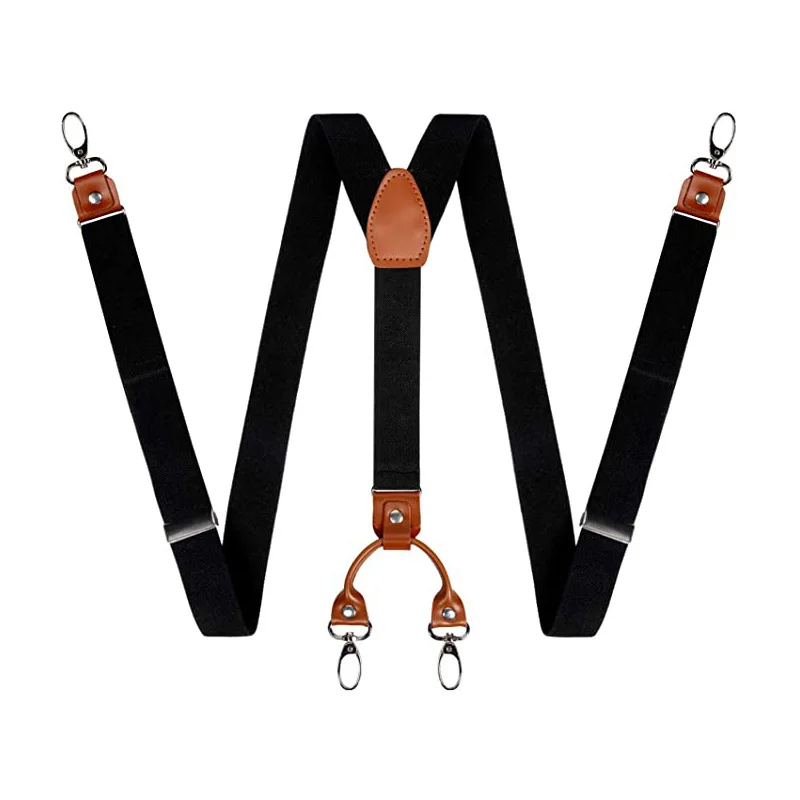 Penjepit Celana 2.5cm 4 Klip u - Suspenders Clip Men ulasan dan harga