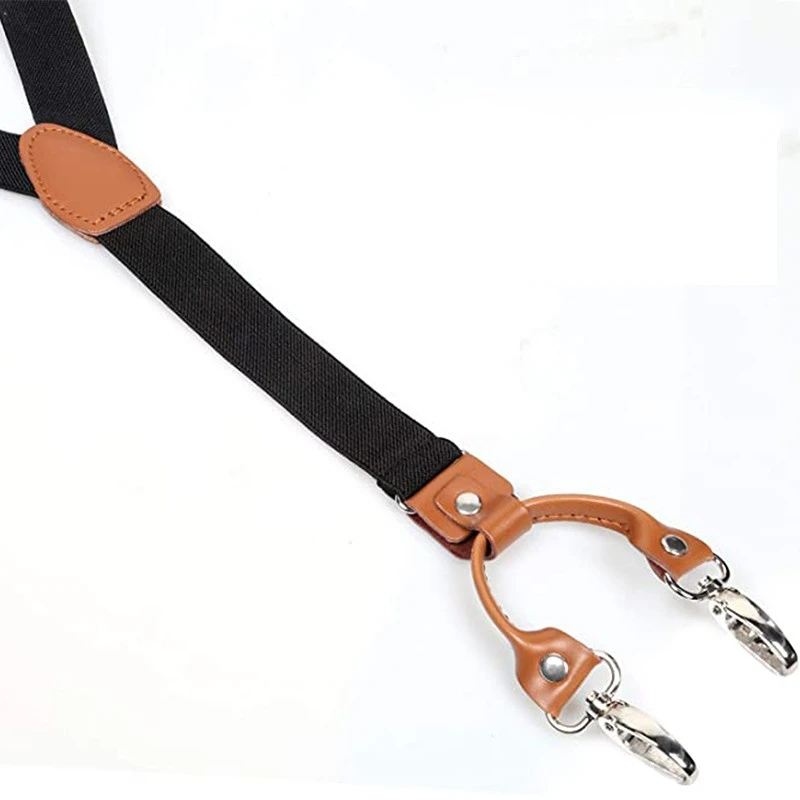 Penjepit Celana 2.5cm 4 Klip u - Suspenders Clip Men ulasan dan harga