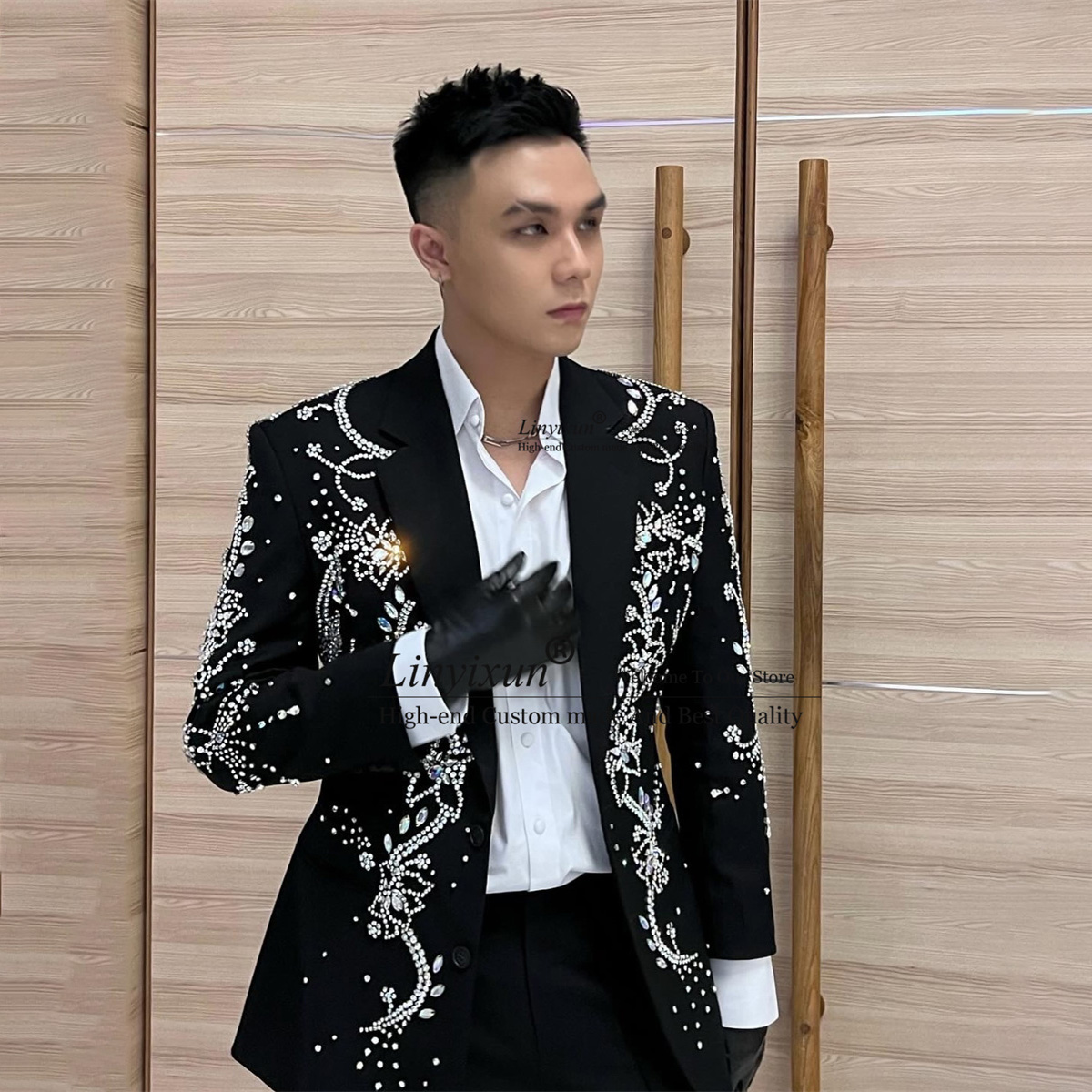 Setelan pakaian pria berhias b - Mens Fashion Trajes ulasan dan harga