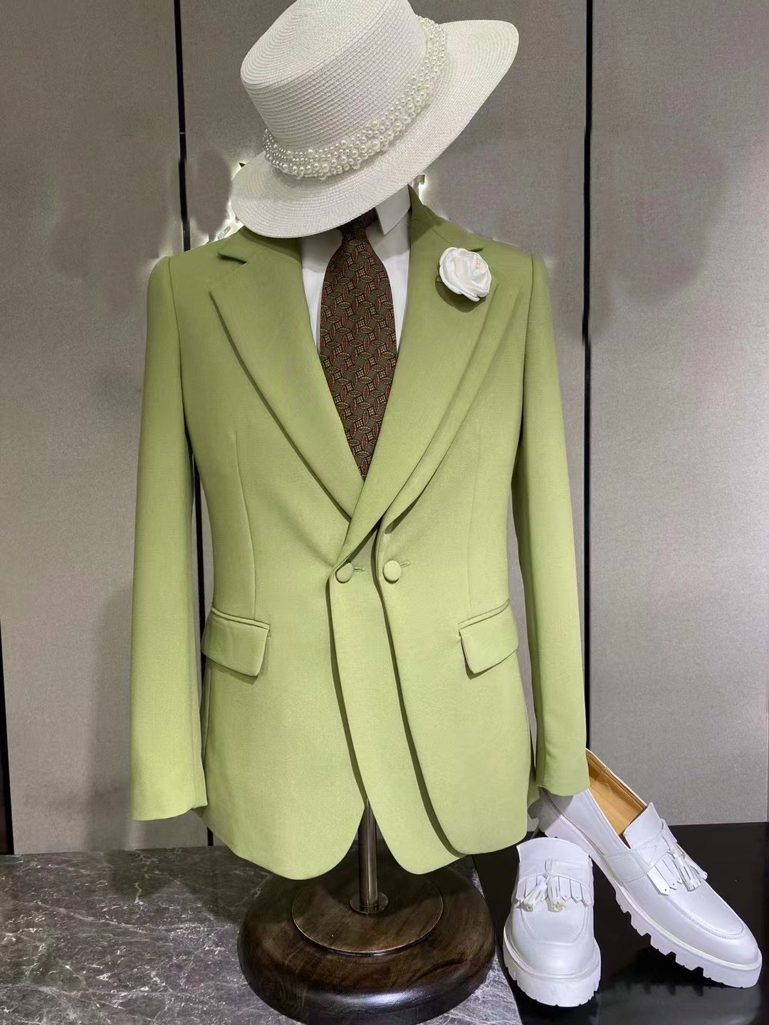 Sesuaikan Desain Terbaru Busan - Mens Fashion Trajes ulasan dan harga