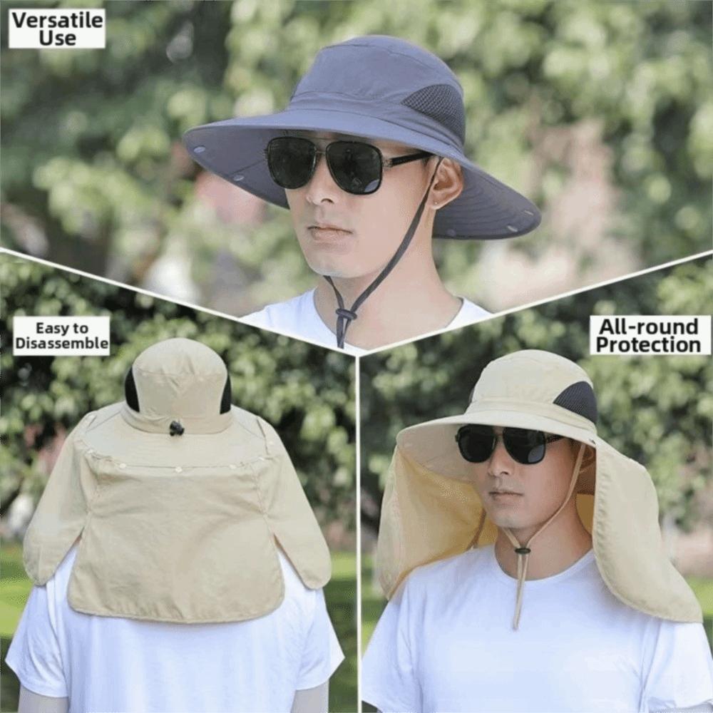 Topi Matahari Pria Bahan Kain  - Men'S Fashion With Hat ulasan dan harga